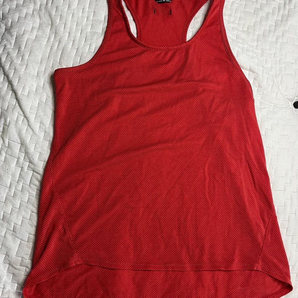 Oiselle Red Racer Back Tank Top